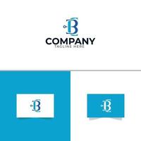 lettera c e B esca logo design vettore modello