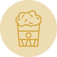 Popcorn vettore icona design