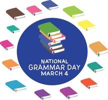 nazionale grammatica giorno vettore
