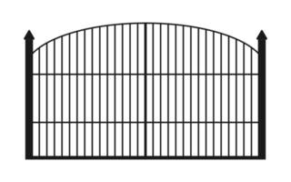 piatto stile casa recinto vettore icona per sfondo necessità. vettore illustrazione