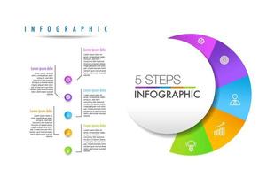 Infografica modello per attività commerciale 6 passaggi processi moderno sequenza temporale grafico con tavolo, e presentazione attività commerciale può essere Usato per In tutto il mondo attività commerciale concetto vettore