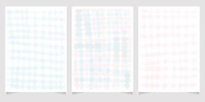 astratto perdere blu e rosa plaid acquerello sfondo per nozze invito carta modello disposizione 5x7 verticale vettore