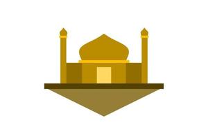 moschea illustrazione, moschea icona con elegante concetto, Perfetto per Ramadan design vettore