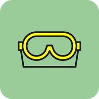 occhiali vettore icona design