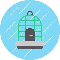 gabbia per uccelli vettore icona design