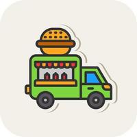 cibo camion vettore icona design