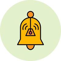 icona del vettore della campana della scuola