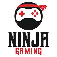 moderno vettore piatto design semplice minimalista logo modello di ninja gioco testa portafortuna personaggio vettore collezione per marca, emblema, etichetta, distintivo. isolato su bianca sfondo.