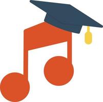 musica formazione scolastica vettore icona