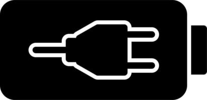 batteria caricare vettore icona