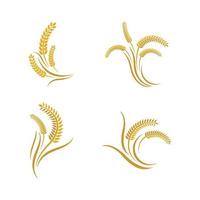 immagini del logo di grano vettore