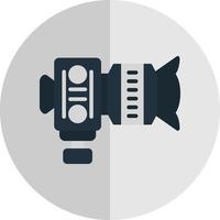dslr telecamera vettore icona design