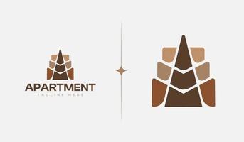 appartamento logo. universale creativo premio simbolo. vettore cartello icona logo modello. vettore illustrazione
