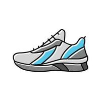 calzature fitness sport colore icona vettore illustrazione