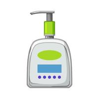 idratante detergente crema cartone animato vettore illustrazione