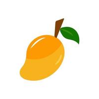 Mango frutta vettore icona. Mango nel piatto stile. vettore illustrazione di tropicale frutta