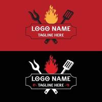 ristorante, cucina, cucinando, capocuoco logo design vettore arte grafica