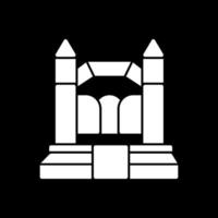rimbalzante castello vettore icona design