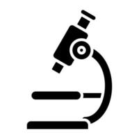 microscopio icona stile vettore