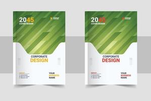 aziendale libro copertina design modello nel a4. può essere adattare per opuscolo, annuale rapporto, rivista, manifesto, attività commerciale presentazione, portafoglio, aviatore vettore
