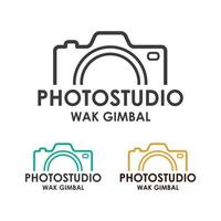 modello di logo di fotografia vettore