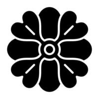 anemone icona stile vettore