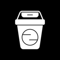 spazzatura può vettore icona design