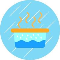 caldo acqua vettore icona design