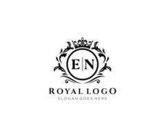 iniziale it lettera lussuoso marca logo modello, per ristorante, regalità, boutique, bar, Hotel, araldico, gioielleria, moda e altro vettore illustrazione.