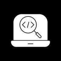 codice analisi vettore icona design