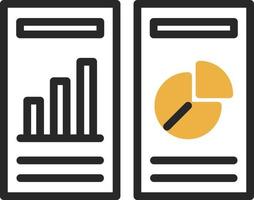 comparativo analitica vettore icona design