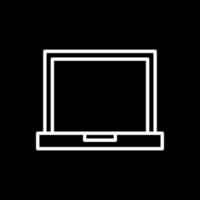 il computer portatile schermo vettore icona design