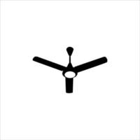 elica fan silhouette vettore illustrazione