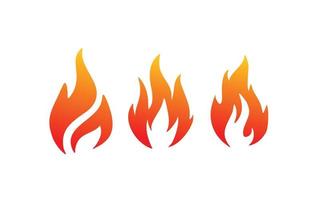 fuoco logo design ispirazione. vettore modello design per marca.