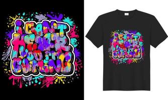 gioco tipografia lettering vettore grafico graffiti maglietta design. Perfetto regalo per giocatore. io non posso sentire voi io sono gioco. di moda video gioco Citazione. illustrazione Stampa design modello per abbigliamento, tazza.