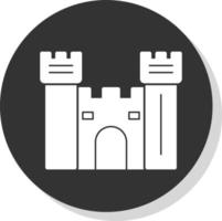 castello cancello vettore icona design
