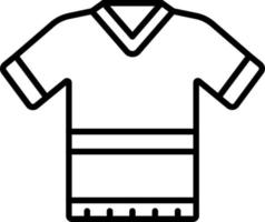Rugby camicia icona stile vettore