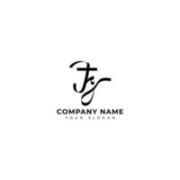 tg iniziale firma logo vettore design