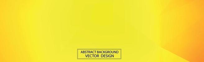 sfondo panoramico giallo - arancione con triangoli - vettore