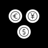 moneta vettore icona design
