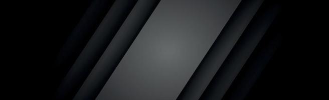 sfondo nero con bagliore e ombra - panorama vettore