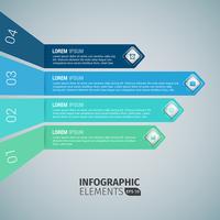 Modelli di Business Arrow Infographic vettore