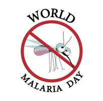 mondo malaria giorno vettore, illustrazione di malaria, e il mondo per design mondo malaria giorno.vettore bandiera e manifesto design. vettore