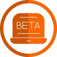 beta vettore icona design