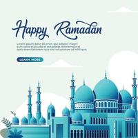 Ramadan kareem islamico sfondo vettore. contento islamico nuovo Hijri anno. grafico design per il decorazione di regalo certificati, banner e volantino. vettore