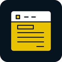 sito web UX vettore icona design