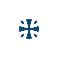 quattro angoli fortuna icona logo semplice fortuna simbolo vettore
