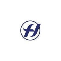 creativo fh logo fh icona orecchiabile semplice fh logo vettore