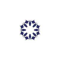 semplice simbolo capi di abbigliamento industria semplice logo per tessile uso vettore