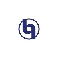creativo bh logo bh icona orecchiabile semplice bh logo vettore